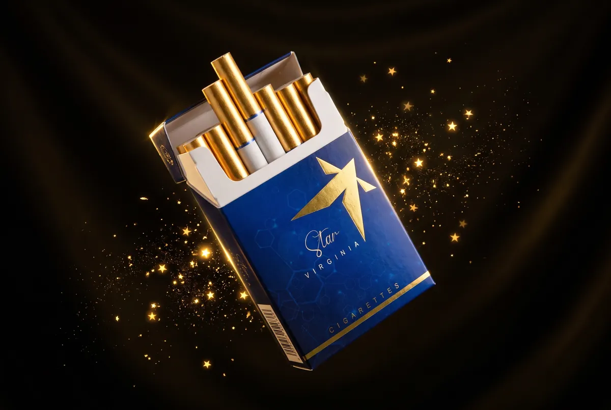 STAR Virginia cigarette pack